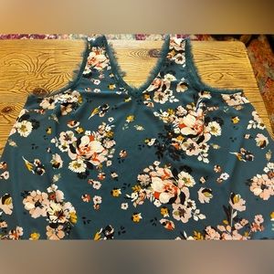 Torrid Floral Tank Blouse Sz 1